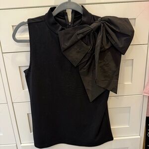 Ann Taylor Bow Shoulder Top